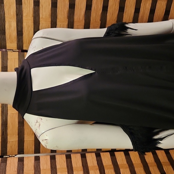 NWT! Boston Proper choker feather armband bodysuit - Picture 4 of 11